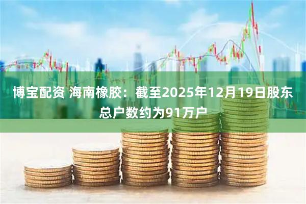博宝配资 海南橡胶：截至2025年12月19日股东总户数约为91万户