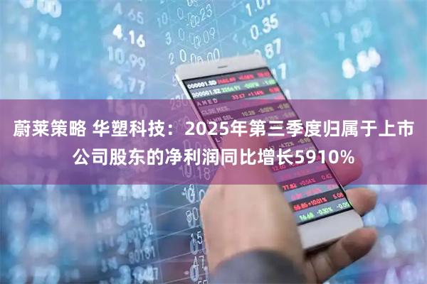 蔚莱策略 华塑科技：2025年第三季度归属于上市公司股东的净利润同比增长5910%